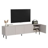 Mobile TV beige 200x42x52h cm 4 ante - Priocca