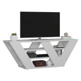 Mobile TV bianco 110x30x40h cm in legno - Amazzonite