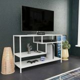 Mobile TV bianco 120x39x75h cm in legno - Ivette
