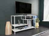Mobile TV bianco 120x39x75h cm in legno - Ivette