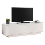 Mobile TV bianco 140x35x38h cm 2 ante - Kenneth