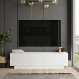 Mobile TV bianco 140x35x38h cm 2 ante - Kenneth