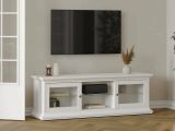 Mobile TV bianco 149x41x50h cm 2 ante - Damrey