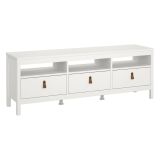 Mobile TV bianco 151x38x54h cm in legno - Astana