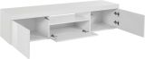 Mobile TV bianco 160x40x35h cm 3 ante - Edoarda