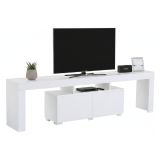 Mobile TV bianco 180x31x50h cm 2 ante - Andarna