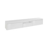 Mobile TV bianco 220x40x35h cm 3 ante - Annett