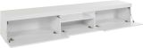 Mobile TV bianco 220x40x35h cm 3 ante - Annett
