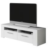 Mobile TV bianco lucido 120x42x40h cm 2 ante - Sparaxis