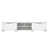 Mobile TV bianco lucido 172x39x33h cm in legno - Ammiro