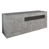 Mobile TV cemento 138x42x56h cm 3 ante - Iole