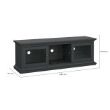 Mobile TV grigio 149x41x50h cm 2 ante - Damrey