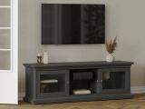 Mobile TV grigio 149x41x50h cm 2 ante - Damrey
