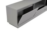 Mobile TV grigio 160x29x42h cm 3 ante - Morrigan