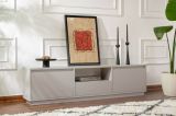 Mobile TV grigio 160x29x42h cm 3 ante - Morrigan