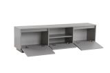 Mobile TV grigio 160x29x42h cm 3 ante - Morrigan