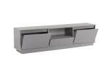 Mobile TV grigio 160x29x42h cm 3 ante - Morrigan