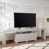 Mobile TV grigio 180x31x50h cm 2 ante - Andarna
