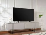 Mobile TV grigio e nero 180x29x50h cm 2 ante - Lilith