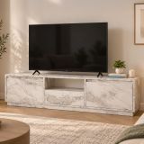 Mobile TV marmo 160x29x42h cm 3 ante - Morrigan