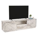 Mobile TV marmo 160x29x42h cm 3 ante - Morrigan