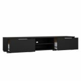 Mobile TV nero 172x39x33h cm in legno - Ammiro