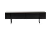 Mobile TV nero 180x29x50h cm 2 ante - Lilith