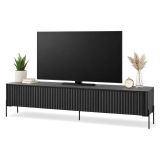 Mobile TV nero 190x39x50h cm 4 ante - Brembana