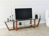 Mobile TV noce 158x35x35h cm in legno - Arienzo