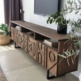 Mobile TV noce 170x30x40h cm 3 ante - Barete