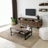 Mobile TV noce 170x30x40h cm 3 ante - Barete