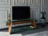 Mobile TV noce e verde 158x40x45h cm in legno - Amorosi