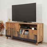 Mobile TV quercia 160x45x76h cm 3 ante e 1 cassetto - Bucarest