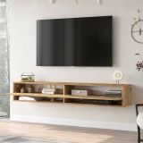 Mobile TV quercia 180x31x29h cm 2 ante - Compasso