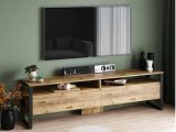 Mobile TV quercia 180x35x56h cm 2 ante - Khartum