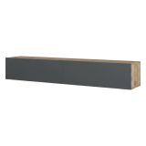 Mobile TV quercia e antracite 180x31x29h cm 2 ante - Pavone