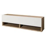 Mobile TV quercia e bianco 100x31x29h cm in legno - Iva