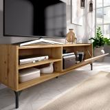 Mobile TV rovere nodi 155x43x47h cm modulabile - Allesia