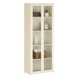 Mobile vetrina 2 ante 70x35x180h cm panna - Izano