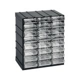 Organiser antracite cassetti scorrevoli 19x23h cm - Atanasia