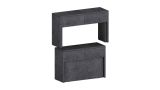 Panca allungabile ardesia 290x25x45h cm - Quedan