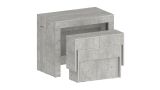 Panca allungabile cemento 290x25x45h cm - Quedan