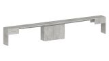 Panca allungabile cemento 290x25x45h cm - Quedan