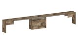 Panca allungabile effetto legno acero 290x25x45h cm - Quedan
