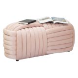 Panca design rosa 90x45x45h cm - Calcea