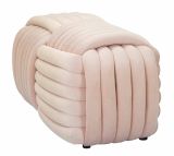 Panca design rosa 90x45x45h cm - Calcea