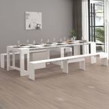 Panca estensibile bianca lucida 290x25x45h cm - Quedan