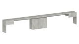 Panca estensibile cemento 290x25x45h cm - Yutu