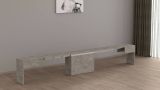 Panca grigia allungabile 290x25x45h cm - Yutu