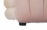 Panca Marokopa, Panchina multiuso, Seduta per ospiti, Cassapanca multifunzione, 90x45 h45 cm, Rosa
